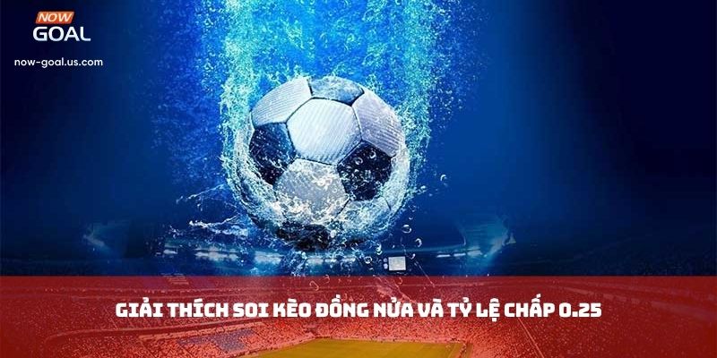 Giải thích Soi kèo đồng nửa và tỷ lệ chấp 0.25